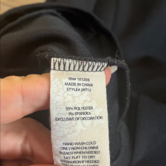 Soft Surroundings Blazer Black Colorful floral statement collar size M Unique - Picture 11 of 12